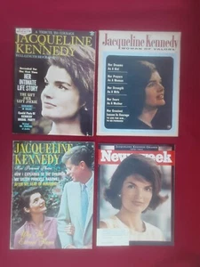 Jacqueline Kennedy Tribute (1964) and Memorial (1994) Magazines -- Set of 4 - Picture 1 of 12