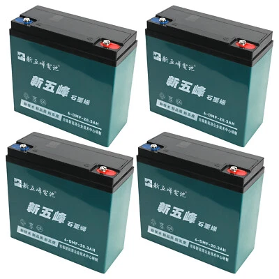 6-DZM-20 12V 20AH Battery for Scooter Go kart Golf Cart Quad ATV MX650 Dirt bike - Image 1 of 4