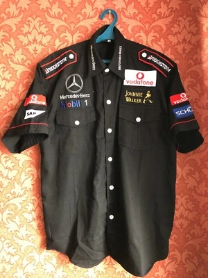 Camisa Vodafone Mersedes Benz Mobil 1 Johnie Walker RARA Talla XL Foto 1 de 4