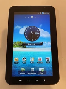 Samsung Galaxy Tab SCH-I800 2GB, Wi-Fi + 3G (Verizon), 7in - Black - Afbeelding 1 van 12