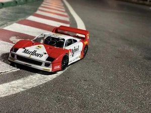 FERRARI F40 1/8 SCALE RC CLEAR CAR BODY - 0100 TRAXXAS SLASH HOBAO VTE XRAY GTXE - Picture 1 of 15