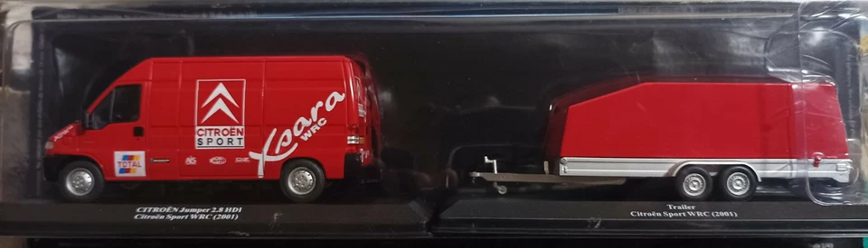Citroën Jumper con carrello (Citroën Sport) 2001 scala 1:43 - Immagine 1 di 1