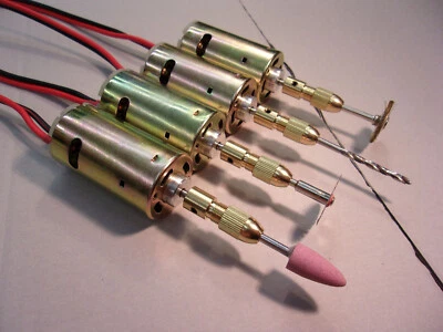 DC Motor 3-12V über 100 Watt mit Bohrfutter, für Bohrer Trennscheibe Schleifer - Bild 1 von 4