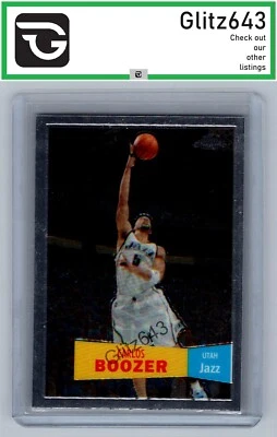 2007-08 Topps Chrome #64 Carlos Boozer 1957-58 Variations - Image 1 of 2
