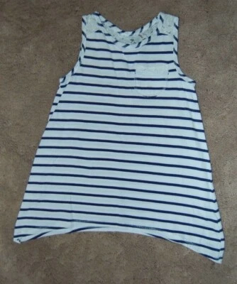 Jillians Closet Girls Striped Tank Top Shirt Size Medium 10/12 - Image 1 of 2