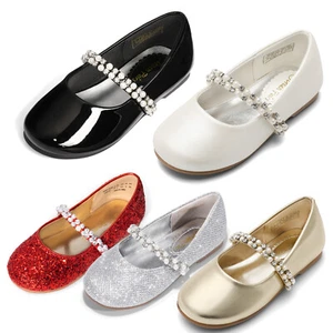 Dream Pairs Baby Girls Flats Mary Jane Shoes Princess Shoes Wedding Dress Shoes - Picture 1 of 58