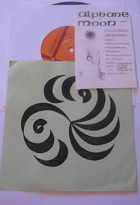 ALPHANE MOON - circle of four 7" 45 Spiffing Records 1995 Space Rock Hawkwind - Picture 1 of 2