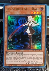 Yugioh Sky Striker Raye 1st Edition MAMA-EN004 Ultra Rare  - Picture 1 of 2