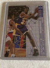 1994-95 Collector's Choice  Gold Signatures #384 Eddie Jones LAKERS