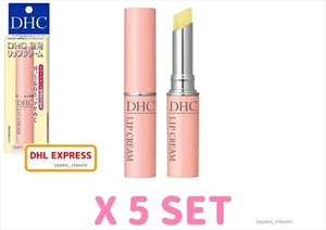 DHC MEDICATED LIP CREAM OLIVE VIRGIN OIL FORMULATED JAPAN 1.5g X 5 SET - Picture 1 of 4