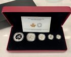 2019 Canada Fine Silver Maple Leaf Fractional Coin Set  Bicentennial Celebration