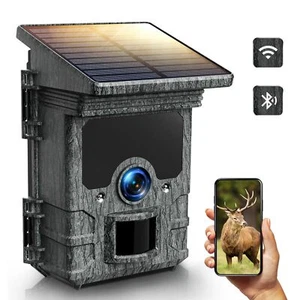VOOPEAK Camera de Chasse Solaire - 4K UHD 85MP Camera de Chasse WiFi Bluetoot... - Photo 1/8