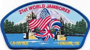 21st World Jamboree CA-OR-WA 2007 Council Strip CSP SAP Boy Scouts of America - Imagen 1 de 1