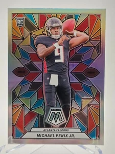2024 Panini Mosaic SG-24 Michael Penix Jr. Stained Glass Rookie Atlanta Falcons - Picture 1 of 2