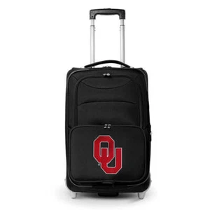 Sooners Carry On Luggage | Oklahoma Sooners Rolling Carry On Luggage - Picture 1 of 8
