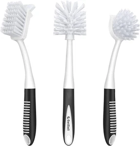 Setsail Dish Brush Set of 3 with Bottle Brush, Dish Scrub Brush with Long Handle - Picture 1 of 12
