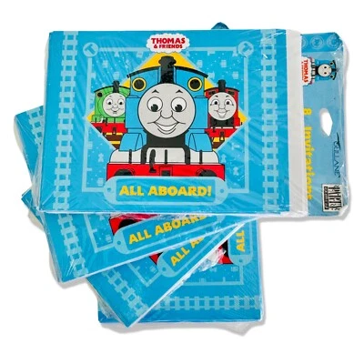 GULLANE Thomas the Tank Engine All Aboard Train Birthday Invitations Lot of 32 - Image 1 of 4