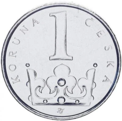 Czech Republic 1 crown 2016 UNC - Image 1 of 2