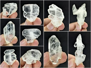 NATURAL TABULAR FADEN QUARTZ POINTS HEALING CRYSTAL TERMINATED REIKI 730g - Picture 1 of 17