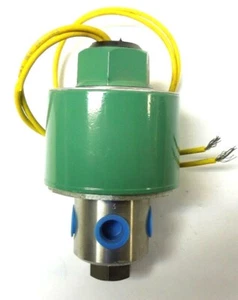 ASCO Solenoid Valve 1/4" 3-Way Stainless HC832060, 125VDC <ASC126 - Picture 1 of 2