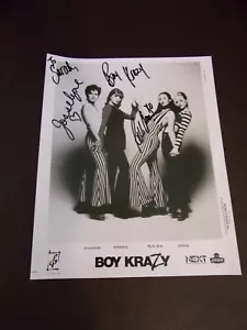1993 Boy Krazy Autographed Publicity Photo 8 x 10 - Picture 1 of 6
