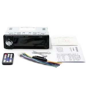 Single 1 Din Bluetooth Car MP3 Player Touch Screen FM AUX/USB/SD Stereo Radio - Picture 1 of 7