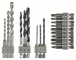 BOSCH Bohr und Bit-Set, Uneo Mixed, 19-teilig - Bild 1 von 3
