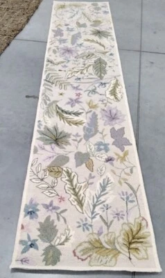 IVORY / MULTI 2'-6" X 12' Back Stain Rug, Reduced Price 1172706550 HK178A-212 - Image 1 of 4