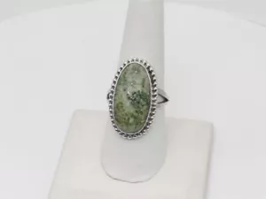 Native American Handmade Sterling Silver & Sonoran Gold Turquoise Ring Size 8.5 - Picture 1 of 7