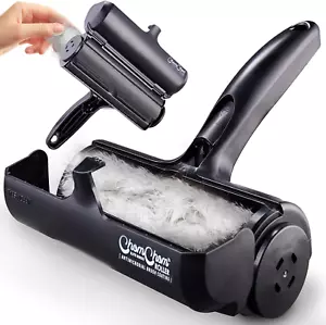 Chom Chom Roller Depilatore per animali domestici e rullo per lanugine riutilizzabile - Gatto Chomchom nero - Foto 1 di 8
