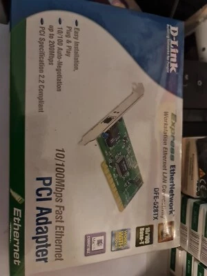 SCHEDA RETE D-LINK DFE-538-TX  PCI ETHERNET 10/100 98/me/2000/xp/2003 nuova - Immagine 1 di 2