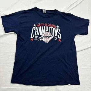 Nashville Sounds Baseball Gildan Unisex T-shirt Tee Navy Short Sleeve Youth XL - Picture 1 of 8