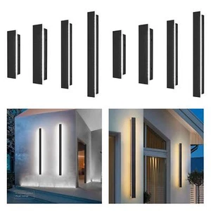 LED Outdoor External Patio Wall Light Lamp Garden Yard Waterproof - Picture 1 of 15
