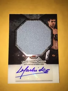 2013 UFC Finest Lyoto Machida Finest Fight Mat Jumbo Relic Autograph Card. - Picture 1 of 7