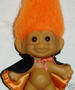 HALLOWEEN Russ Troll Doll CAPED BANDIT 3" New - Picture 1 of 2