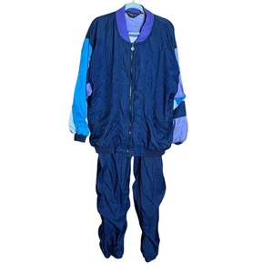 Conjunto de chándal vintage Christian Dior Monsieur bloques de colores para hombre años 90 talla L - Imagen 1 de 16