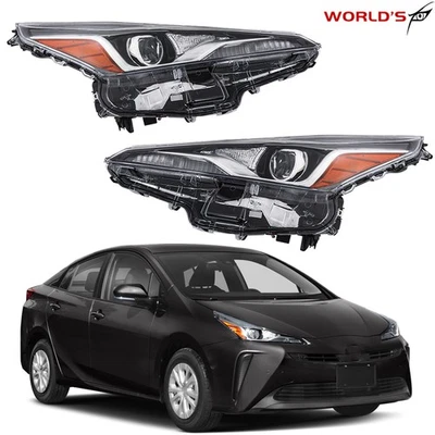 Conjunto faros LED lado izquierdo y derecho para Toyota Prius 2019 2020 2021 2022 Foto 1 de 4