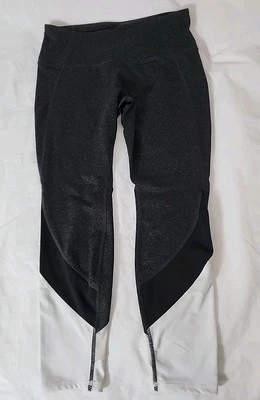 Tangerine Women's Small Crop Leggings Gray/Black/White Activewear Golf Yoga Gift - Image 1 of 4