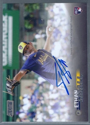2023 Topps Stadium Club Ethan Small #SCBA-ES Auto Brewers - Image 1 of 2