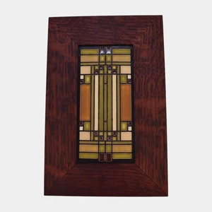 Motawi Tileworks Frank Lloyd Wright Oak Park Home Oberlicht gerahmte Keramikfliese - Bild 1 von 6