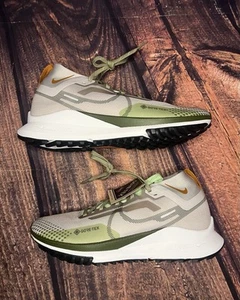 Nike React Pegasus Trail 4 GTX GORE-TEX Iron Ore Medium Olive DJ7926-009 Sz 9.5 - Picture 1 of 6