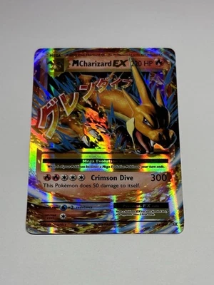Mega M Charizard Y EX 13/108 XY Evolutions Holo 2016 Pokemon Card TCG LP - Image 1 of 2