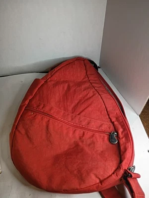 Ameribag Large Healthy Back Bag Sling Backpack Red Zip Pockets Made USA - Image 1 of 4