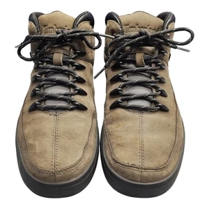 Timberland Davis Botas de Senderista Cuadradas Medianas Para Hombres EE. UU. Talla 9.5 Marrón Negro Con Cordones - Imagen 1 de 8