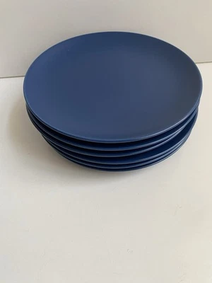 6 x Ikea Dinera Dunkelblau 🔵 Kuchenteller Dessertteller 20cm - Bild 1 von 4