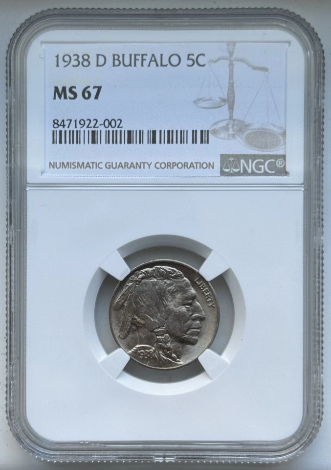 1938-D Buffalo Nickel - PCGS MS 67 - Image 1 of 4