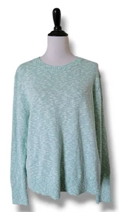 NWT J. Crew Factory Beach Crewneck Sweater L Sea Green - Picture 1 of 9