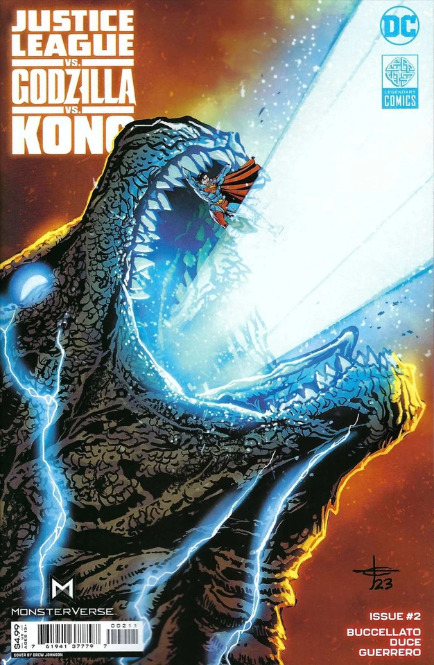 Justice League Vs. Godzilla Vs. Kong #2A VF/NM; DC | 1st Print Monsterverse - w/ - Image 1 of 1