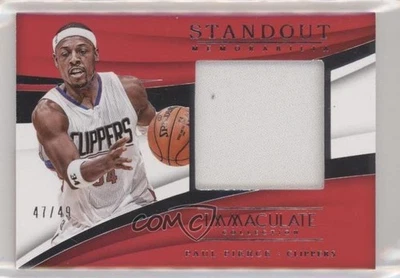 2017-18 Panini Immaculate Standout Memorabilia /49 Paul Pierce #SM-PPC HOF - Image 1 of 2