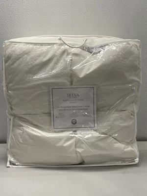 Edredón edredón Sferra Selva Light King blanco plumón de ganso 600+ Fill Power blanco Foto 1 de 4